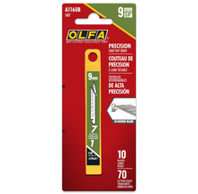 Olfa 30° Blades - A1160B (10 Pack) vinyl wrap cutting tool - close-up detail view