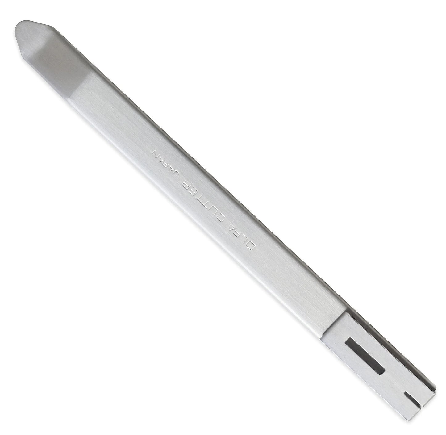 Olfa Stainless Steel Auto-Lock Knife - SAC-1 vinyl wrap cutting tool - product in use
