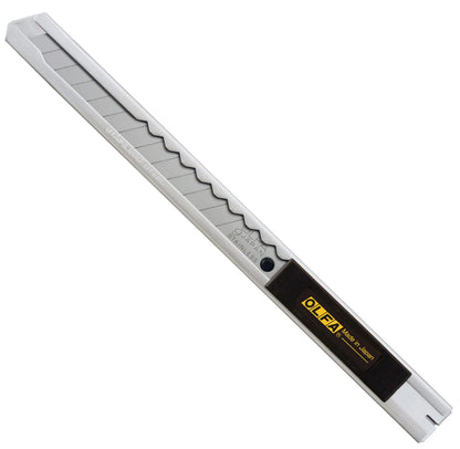 Olfa Stainless Steel Slide-Lock Knife - SVR-1 vinyl wrap cutting tool - product in use