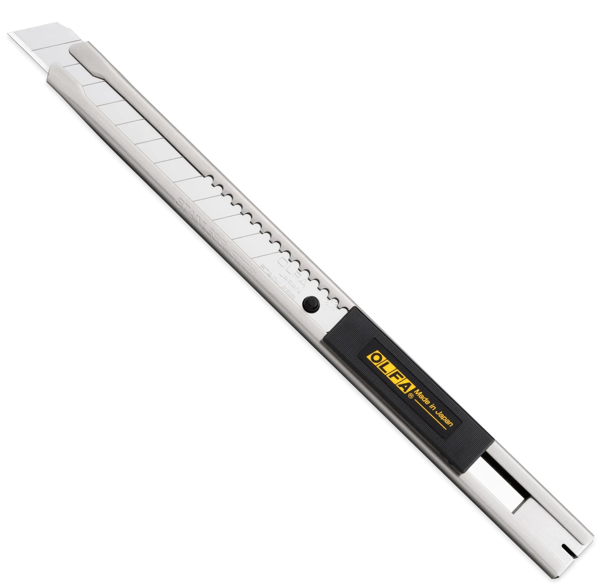 Olfa Stainless Steel Auto-Lock Knife - SVR-2 precision cutting tool for vinyl wrap and film trimming