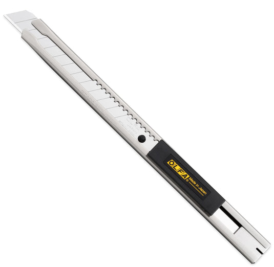 Olfa Stainless Steel Auto-Lock Knife - SVR-2 precision cutting tool for vinyl wrap and film trimming