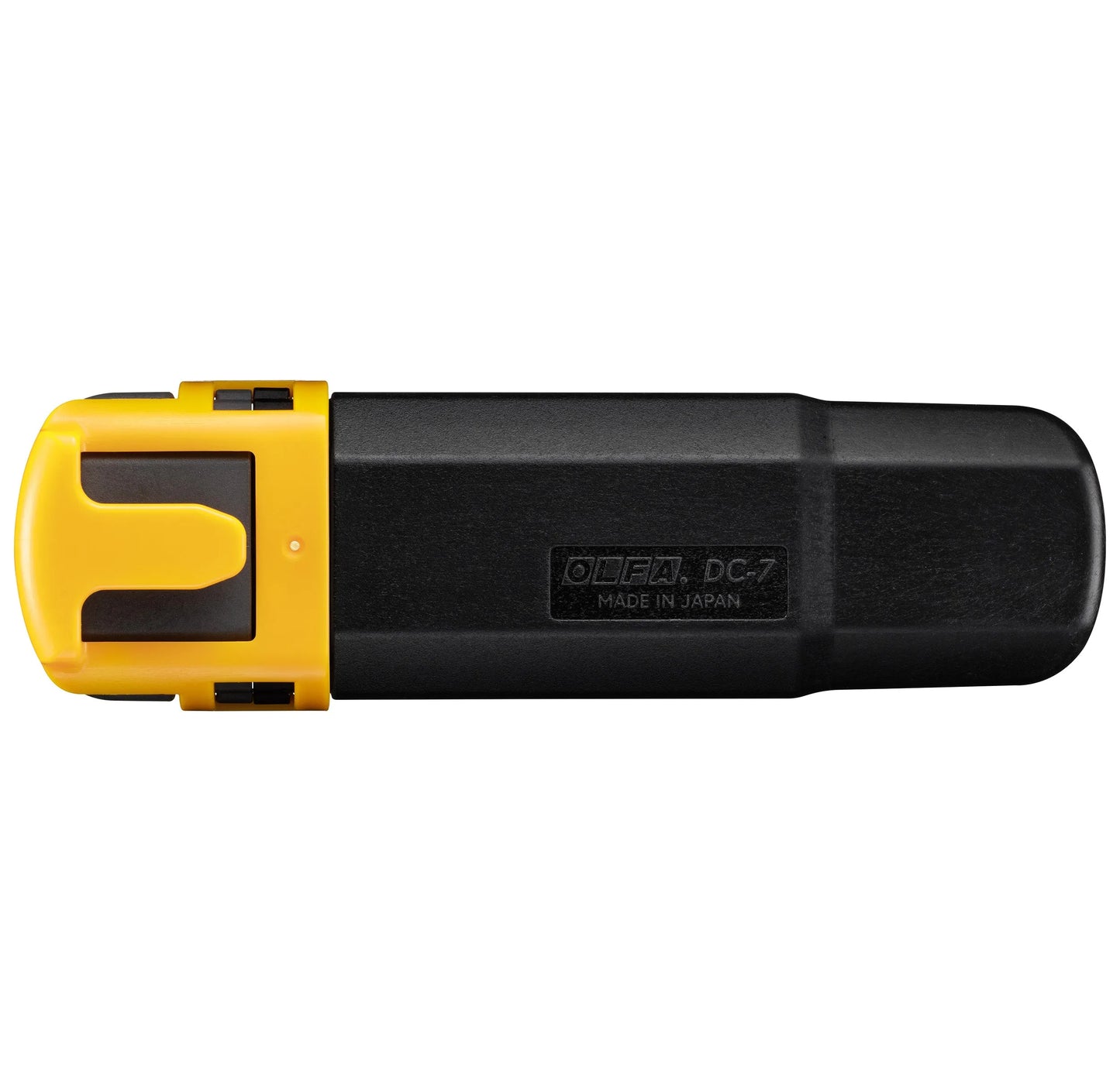 Olfa Slim Blade Disposal Case - DC-7 vinyl wrap cutting tool - product in use