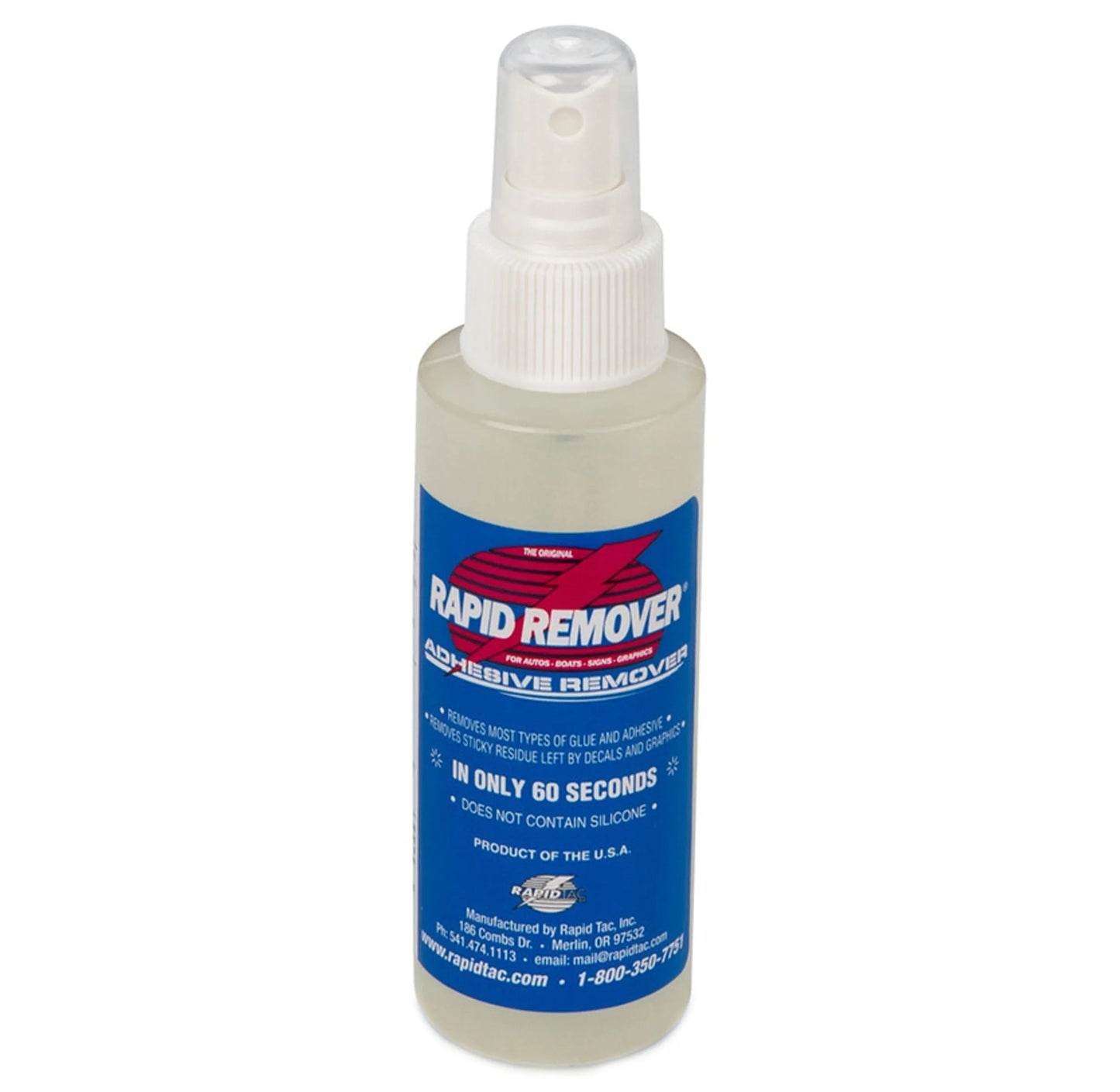 RapidTac Rapid Remover vinyl wrap application fluid - close-up detail view