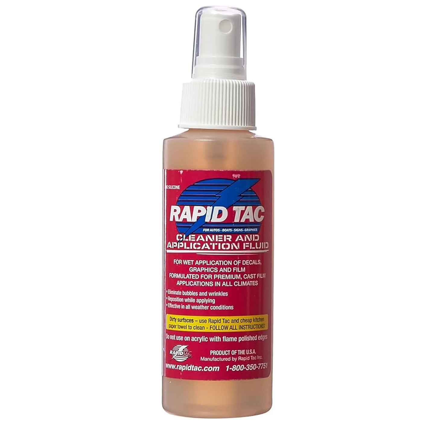 RapidTac Rapid Tac vinyl wrap application fluid - alternate angle