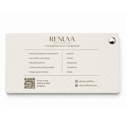 Renuva™ Film Swatch Book