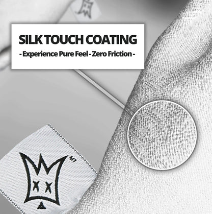 Off-Wrap Silk Touch  - Vinyl Wrap Gloves vinyl wrap glove - product in use