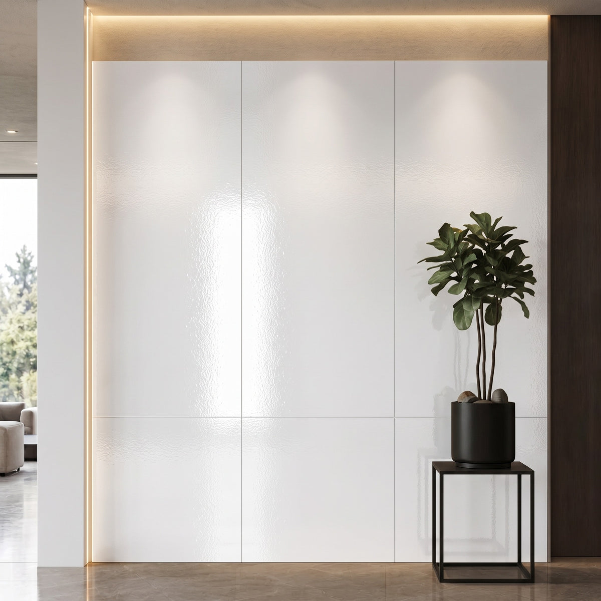 Bodaq BLC05 interior film rendered on a feature wall