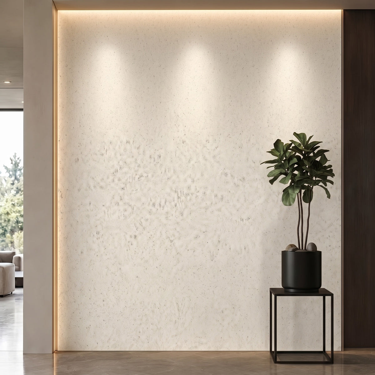Bodaq CP202 interior film rendered on a feature wall