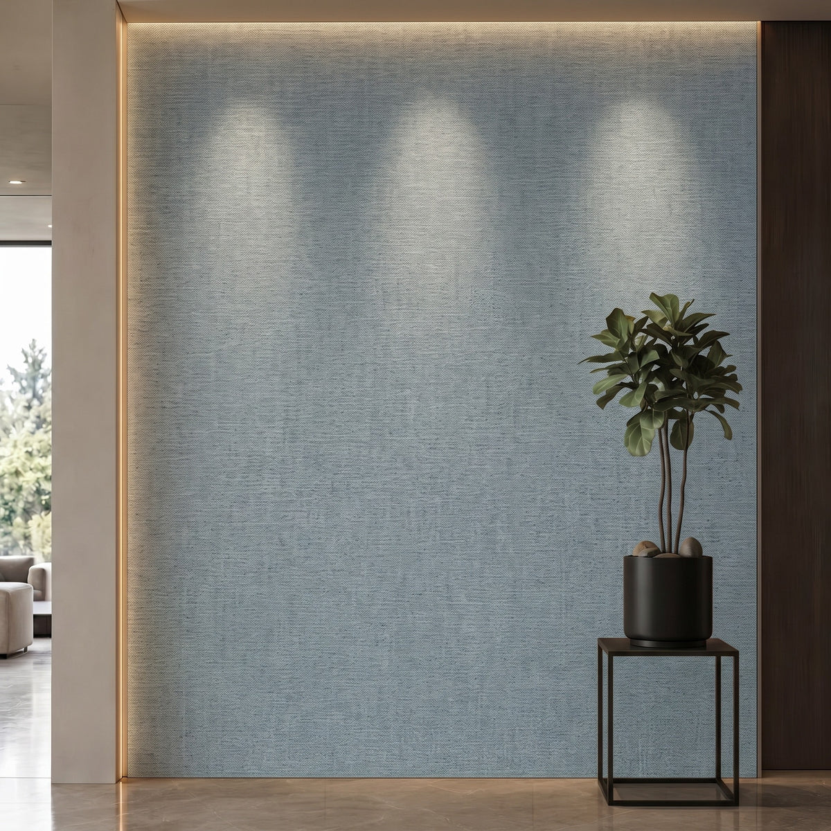 Bodaq NF902 interior film rendered on a feature wall