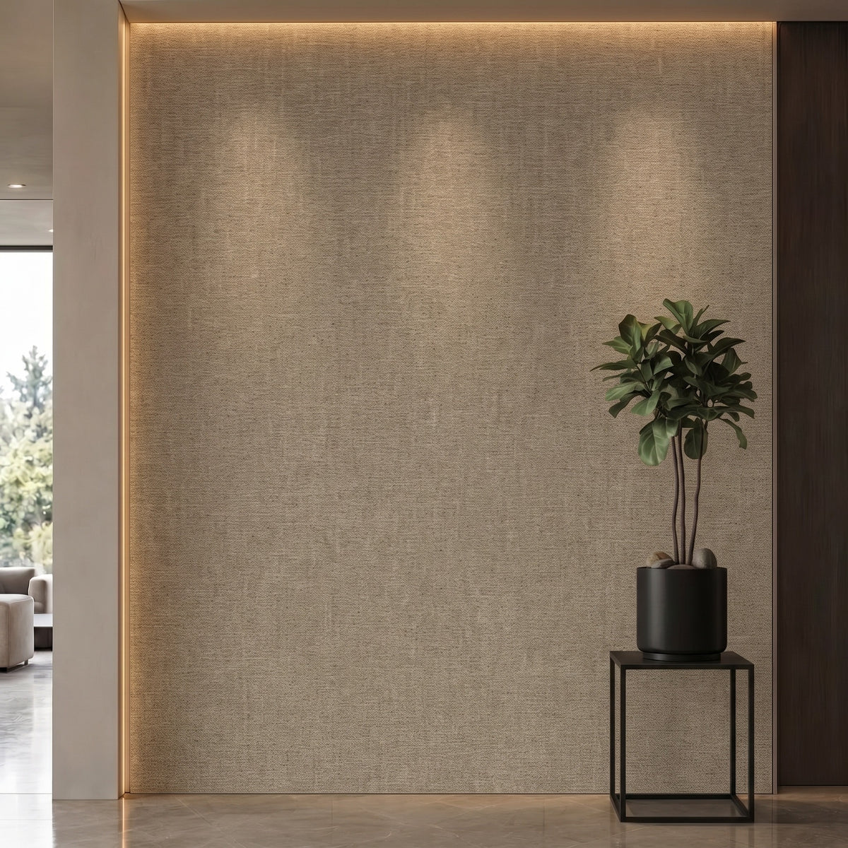 Bodaq NF903 interior film rendered on a feature wall