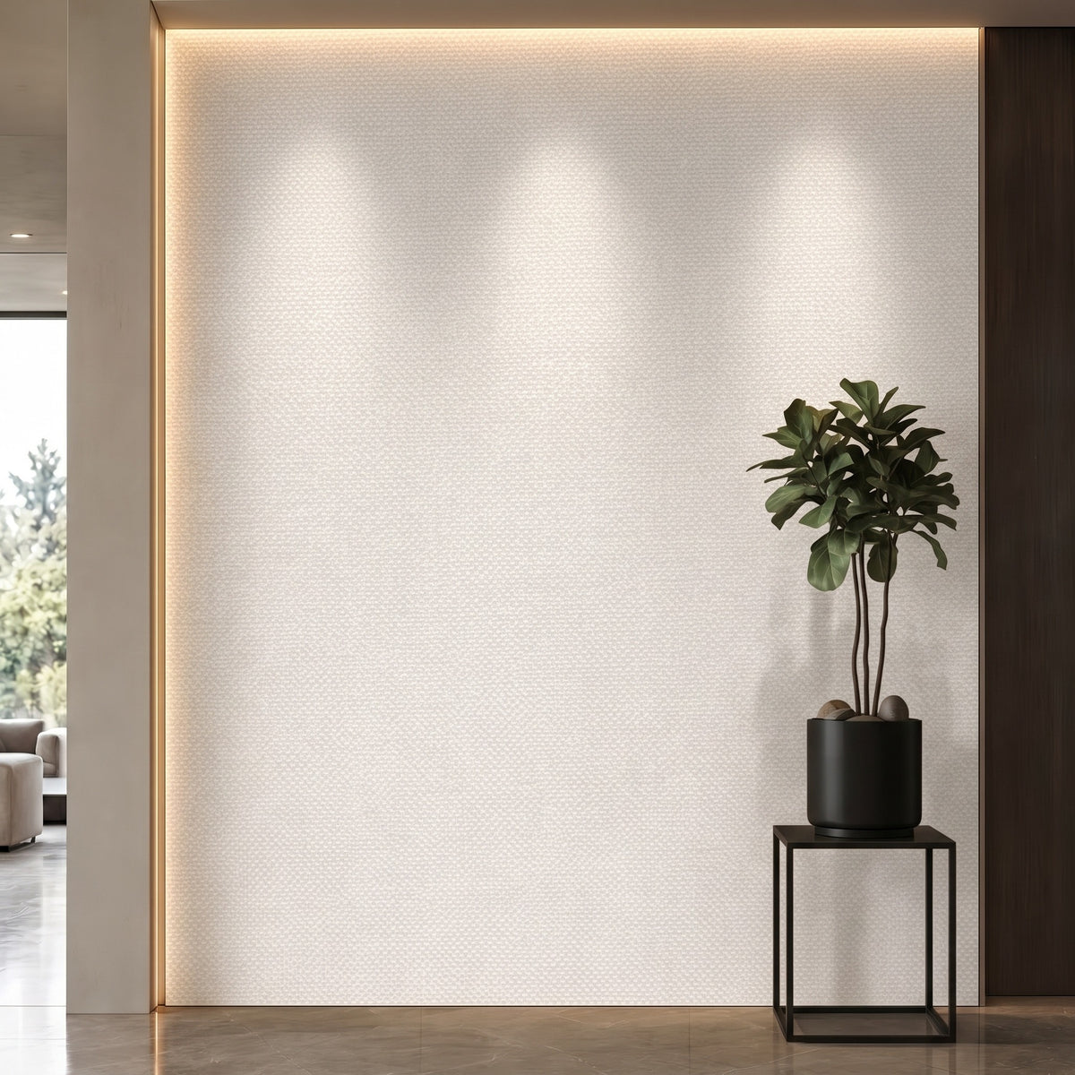 Bodaq NF904 interior film rendered on a feature wall