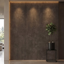 Bodaq NS601 Patina Metal interior film rendered on a feature wall