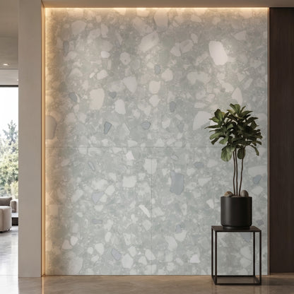 Bodaq NS715 interior film rendered on a feature wall
