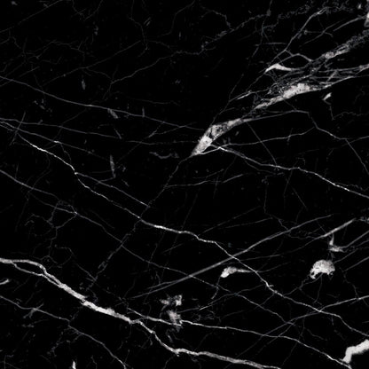 Bodaq NS804 Nero Marquina Marble interior film swatch, Stone & Marble Collection