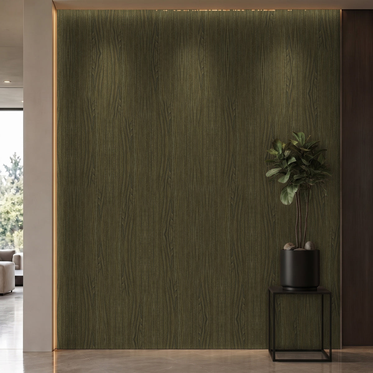 Bodaq OGW06 interior film rendered on a feature wall