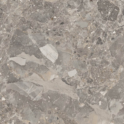 Bodaq PM004 Toffee Terrazzo interior film swatch, Stone & Marble Collection