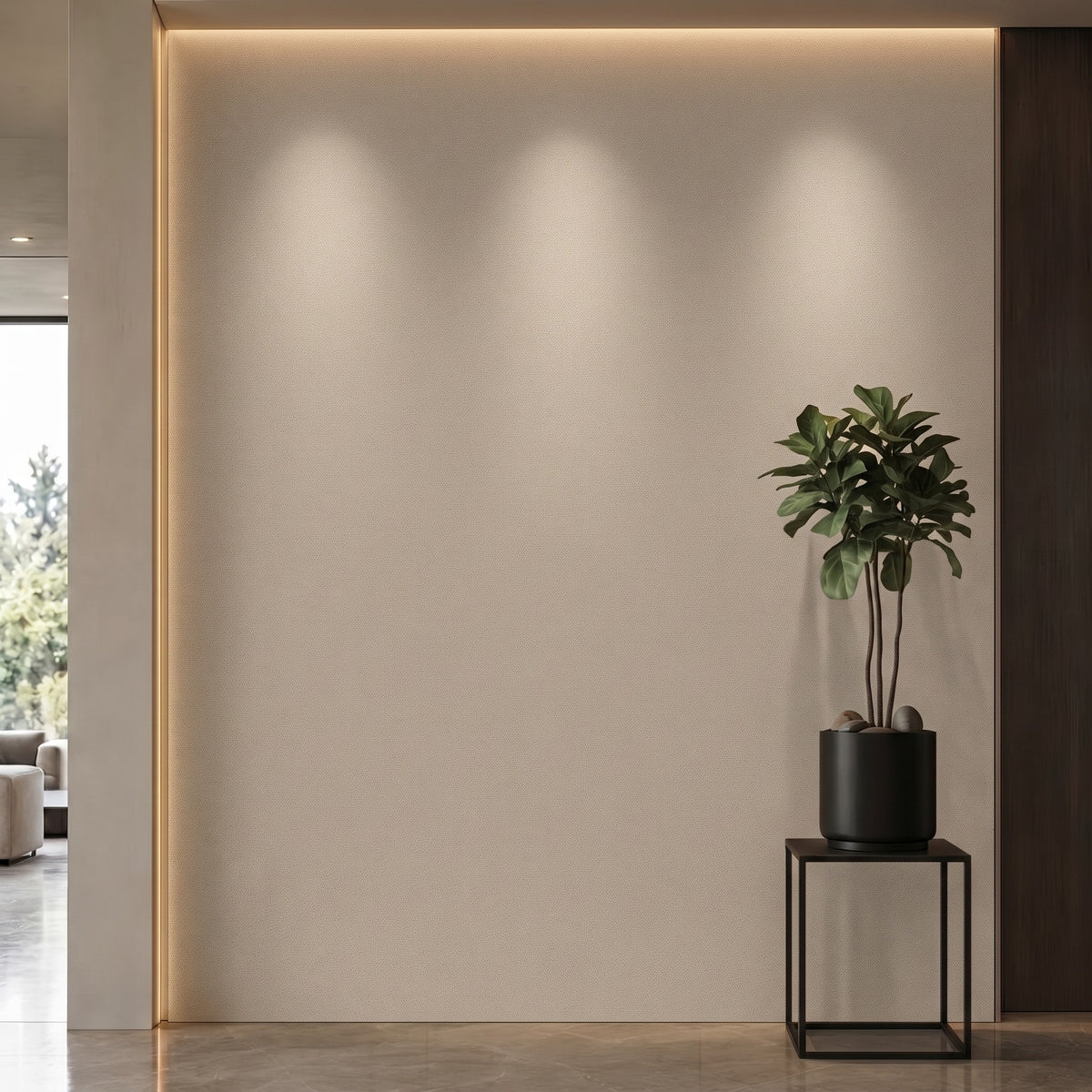 Bodaq PNC42 interior film rendered on a feature wall