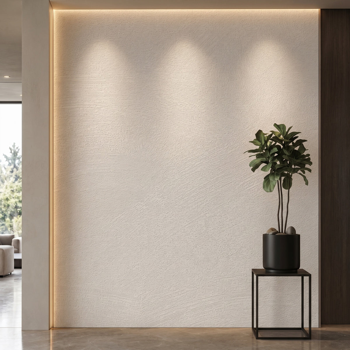 Bodaq PNC44 interior film rendered on a feature wall