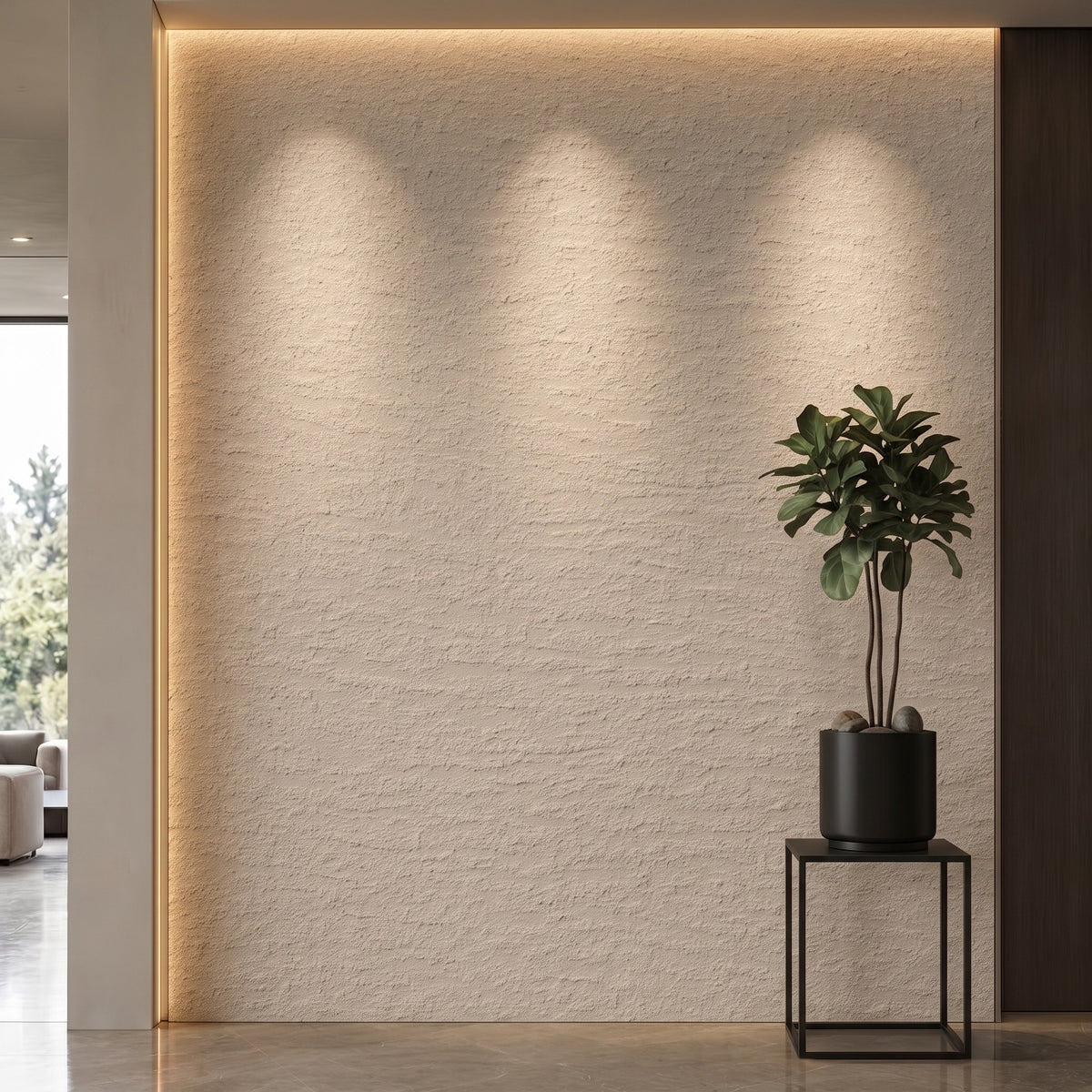 Bodaq PNC47 interior film rendered on a feature wall