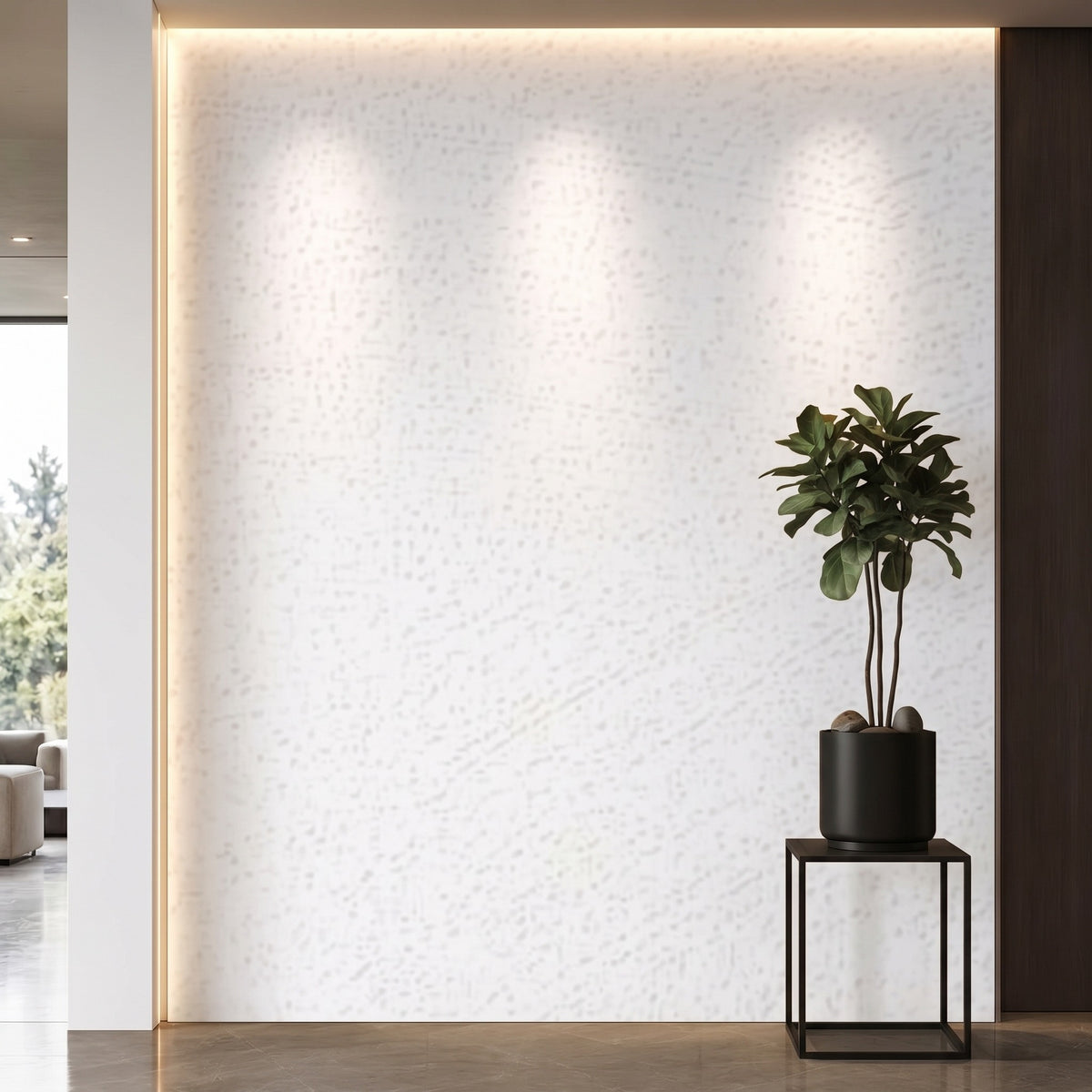 Bodaq PNC51 interior film rendered on a feature wall