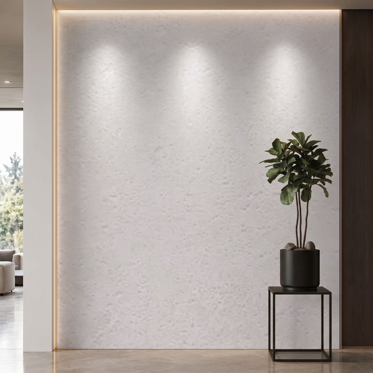 Bodaq PNC52 interior film rendered on a feature wall