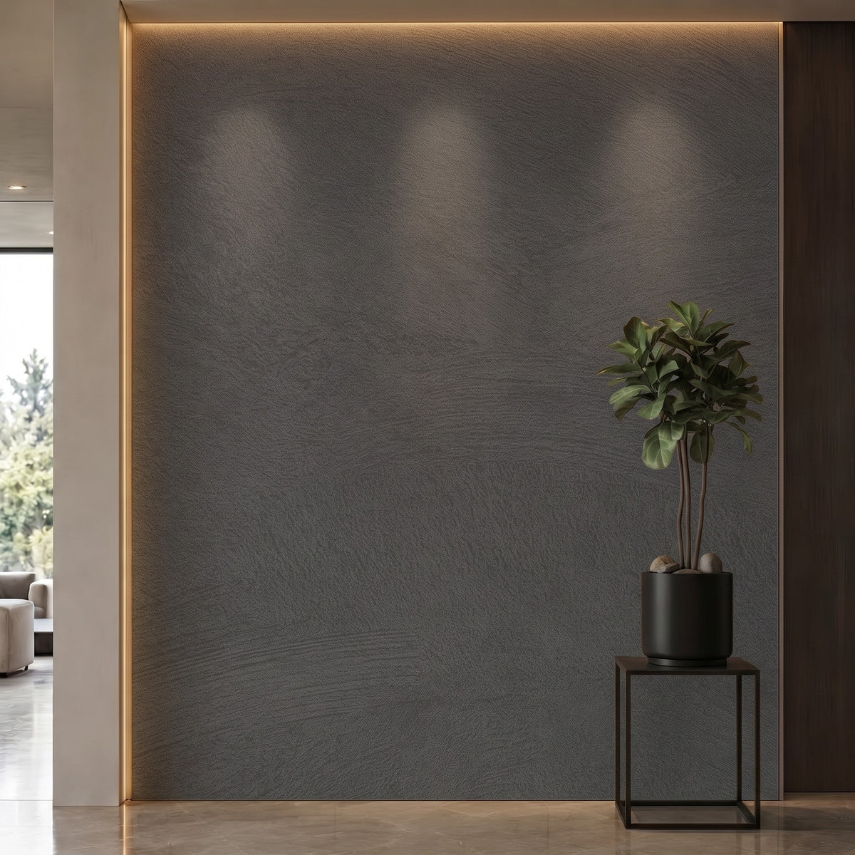 Bodaq PNC54 interior film rendered on a feature wall