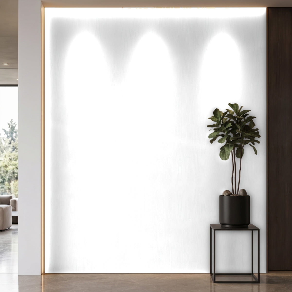Bodaq PTW16 Painted interior film rendered on a feature wall