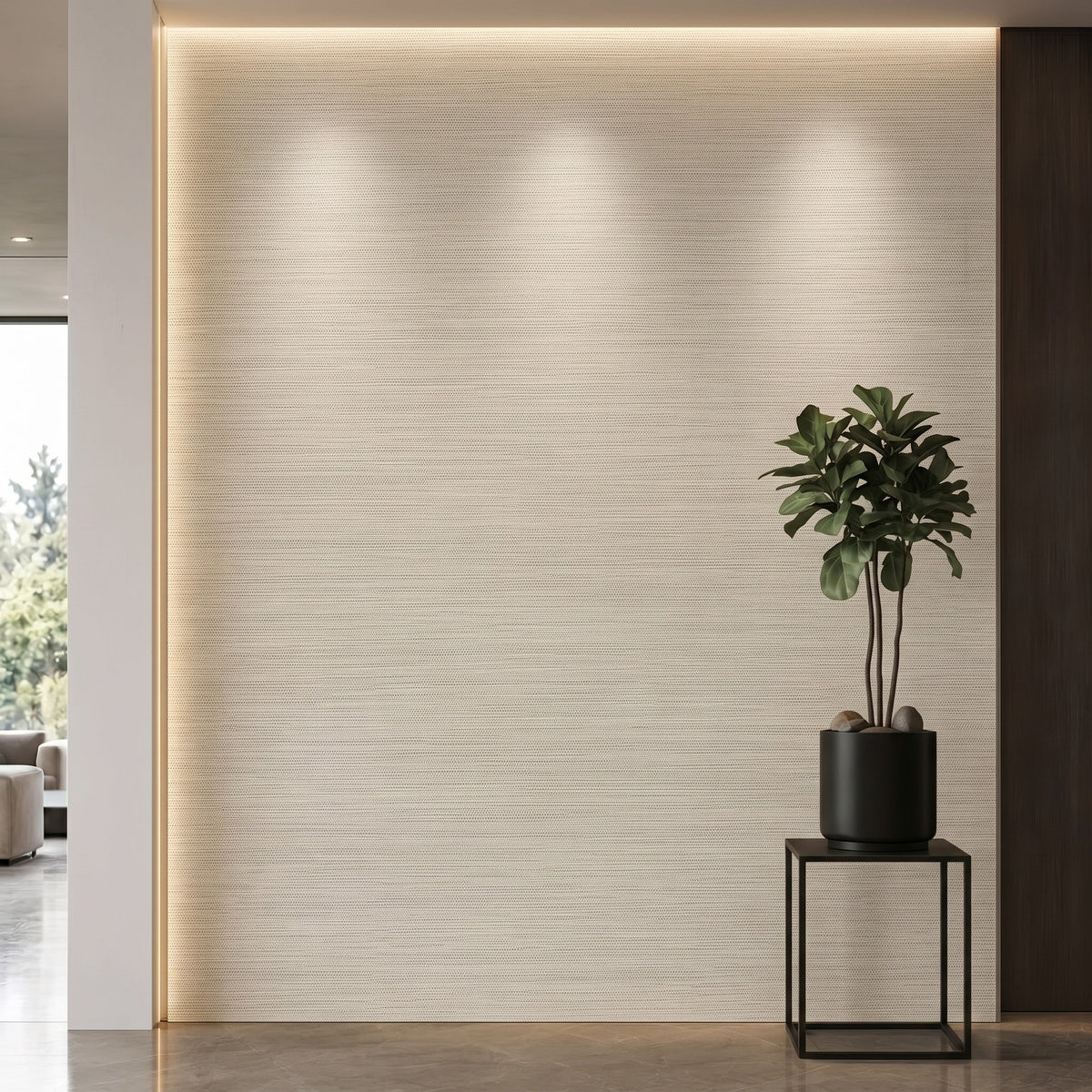 Bodaq RF011 interior film rendered on a feature wall
