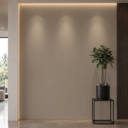 Bodaq S157 interior film rendered on a feature wall