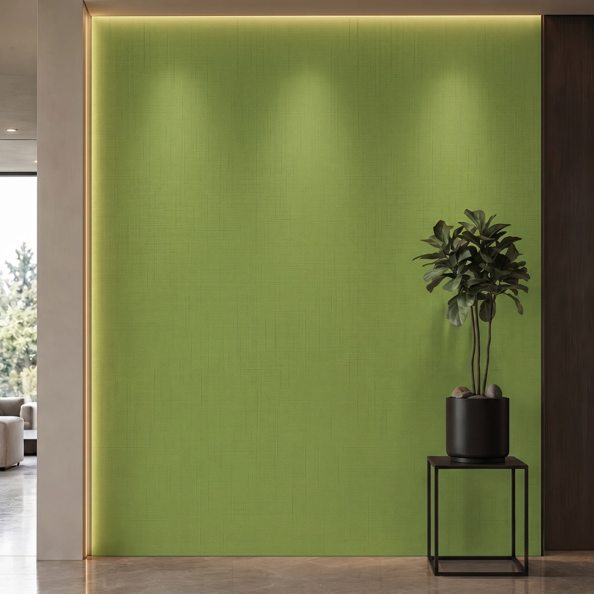 Bodaq S189 interior film rendered on a feature wall