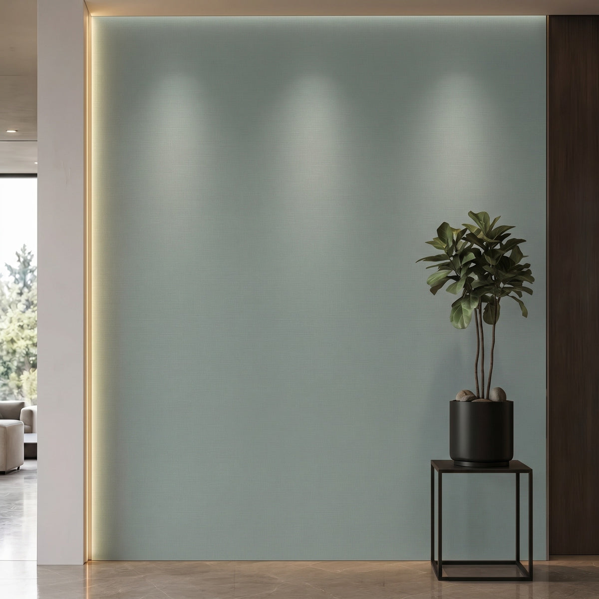 Bodaq S248 interior film rendered on a feature wall
