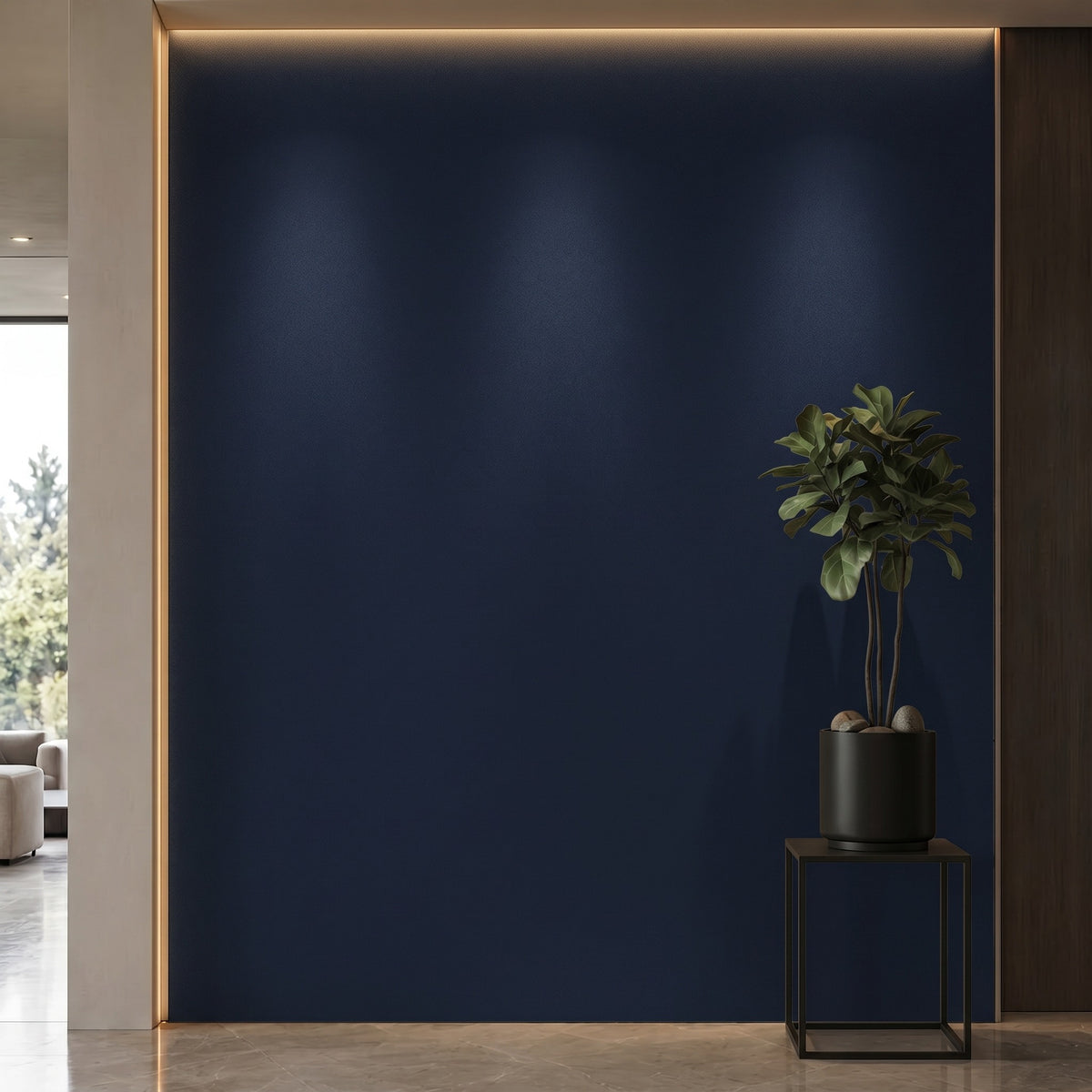 Bodaq S254 interior film rendered on a feature wall