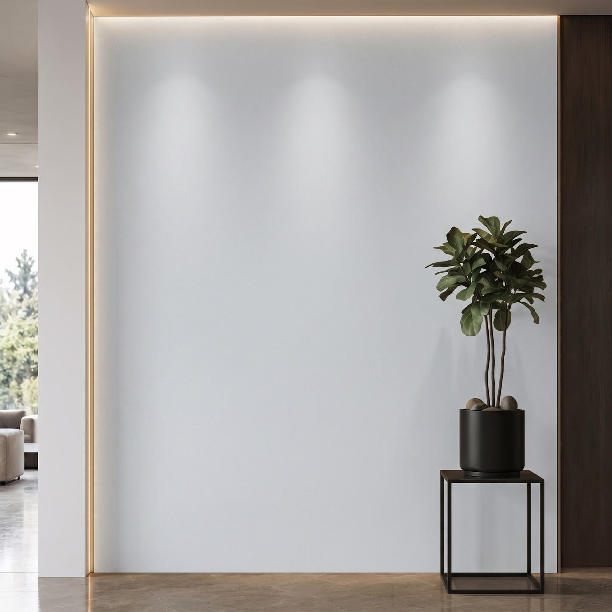 Bodaq S263 interior film rendered on a feature wall