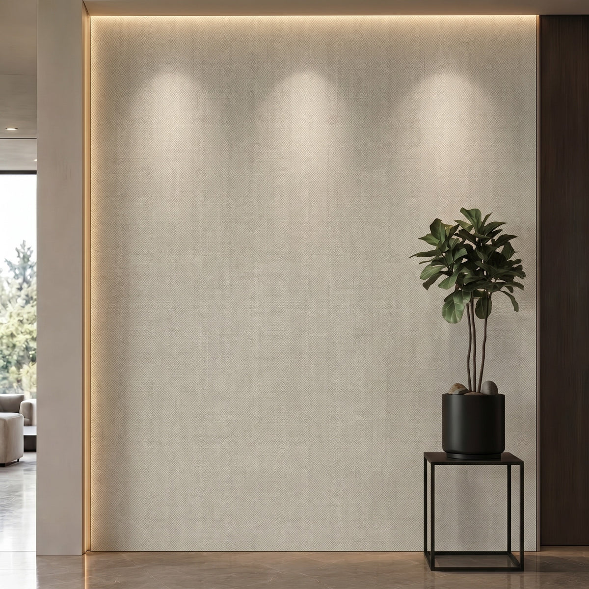 Bodaq SF801 interior film rendered on a feature wall