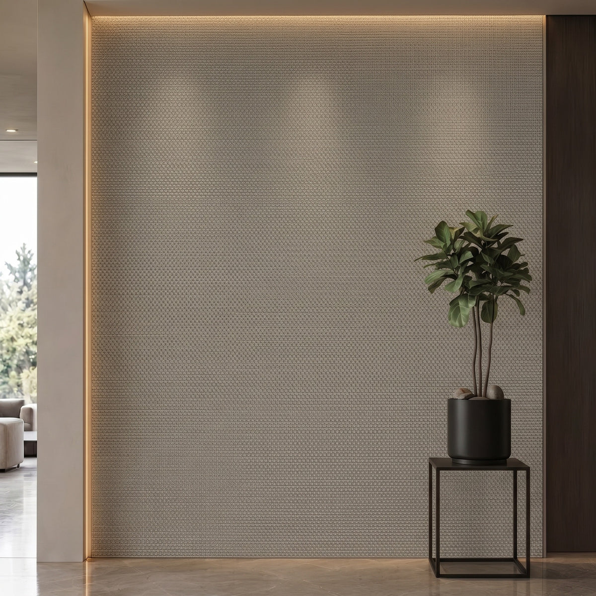 Bodaq SF804 interior film rendered on a feature wall