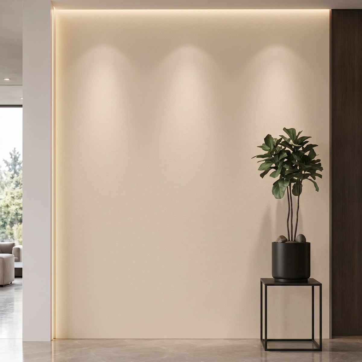 Bodaq SMT17 Super Matt interior film rendered on a feature wall