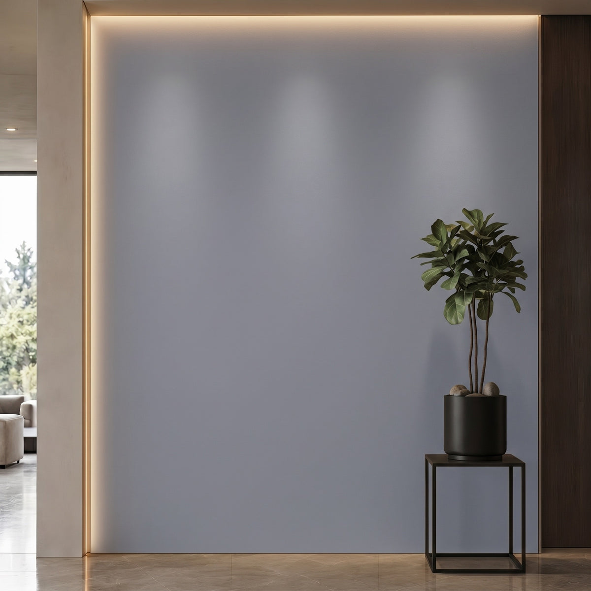 Bodaq SMT18 Super Matt interior film rendered on a feature wall