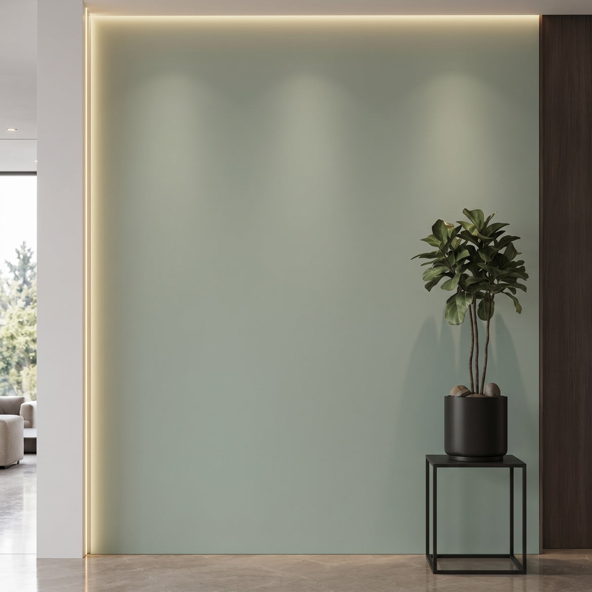 Bodaq SMT20 Super Matt interior film rendered on a feature wall