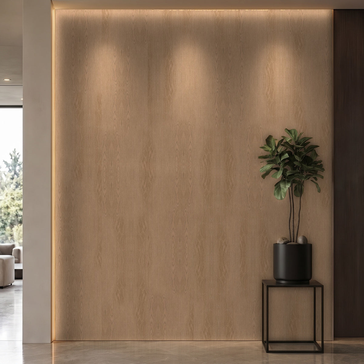 Bodaq SPW01 interior film rendered on a feature wall