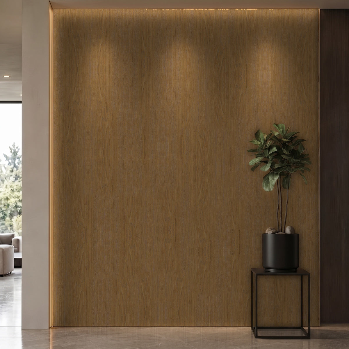 Bodaq SPW09 interior film rendered on a feature wall