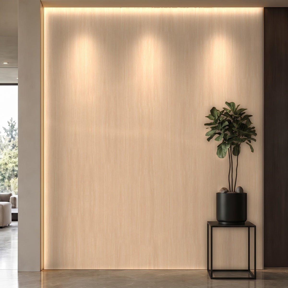 Bodaq SPW46 interior film rendered on a feature wall