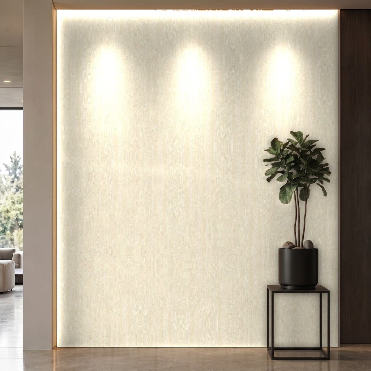 Bodaq SPW61 interior film rendered on a feature wall