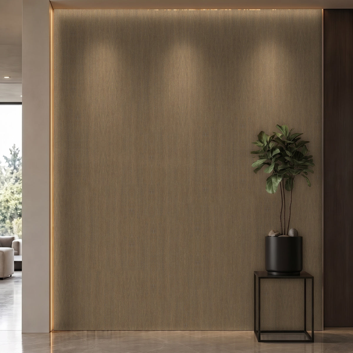 Bodaq SPW65 interior film rendered on a feature wall