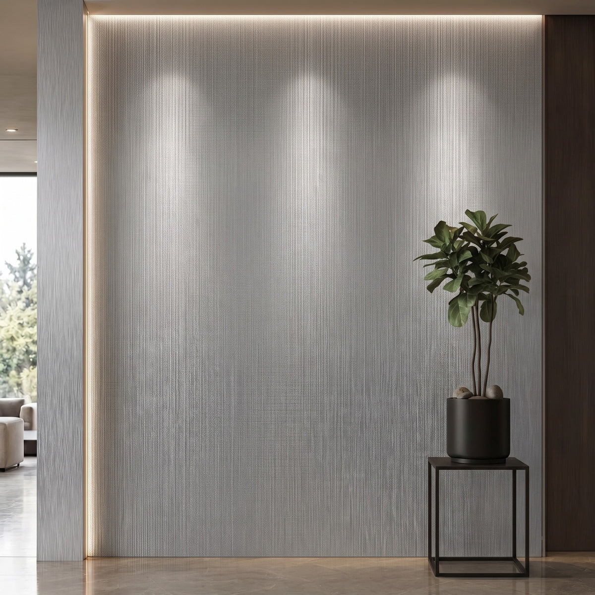 Bodaq UMI01 interior film rendered on a feature wall