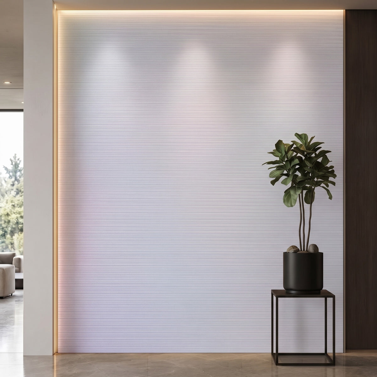 Bodaq UMI06 interior film rendered on a feature wall