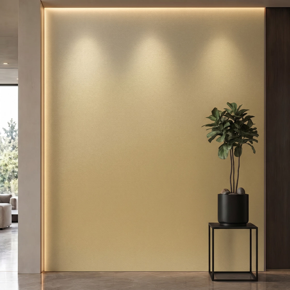 Bodaq VM907 interior film rendered on a feature wall