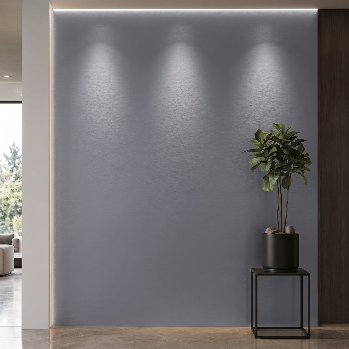 Bodaq VM911 interior film rendered on a feature wall