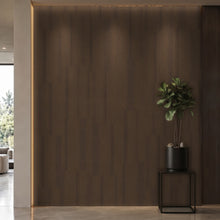 Bodaq W638 Oak interior film rendered on a feature wall