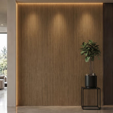Bodaq W681 Walnut interior film rendered on a feature wall