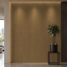 Bodaq W681 Walnut interior film rendered on a feature wall